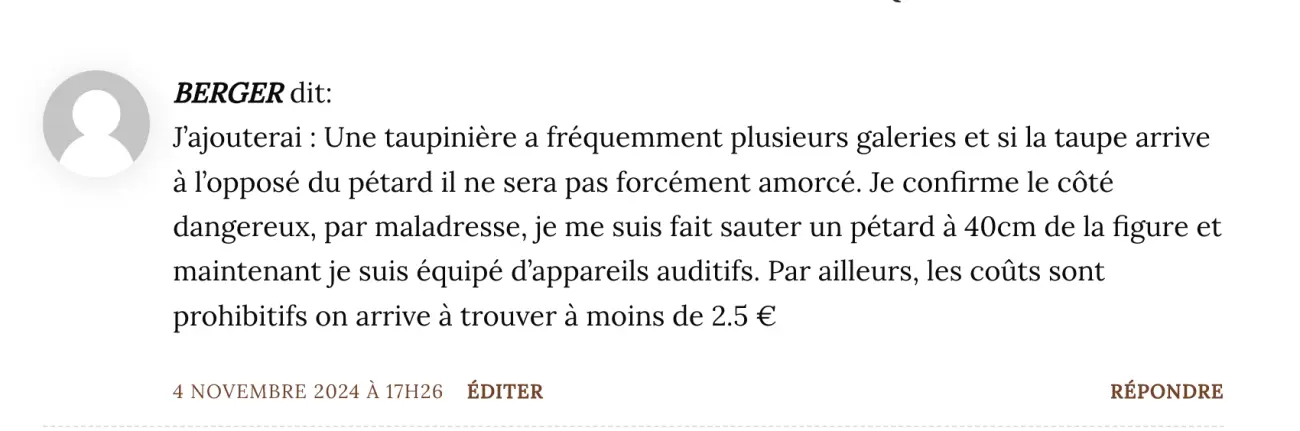Détaupeur : Le piège à commander pour en finir avec les taupes ?