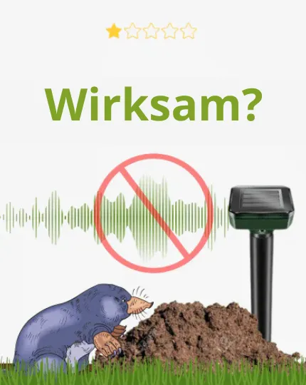 Ultraschall-Wühlmausfallen – Die Wahrheit über ihre Ineffizienz
