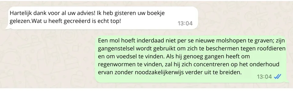 Mollengas: Kun je mollen vergassen om ze te verjagen?