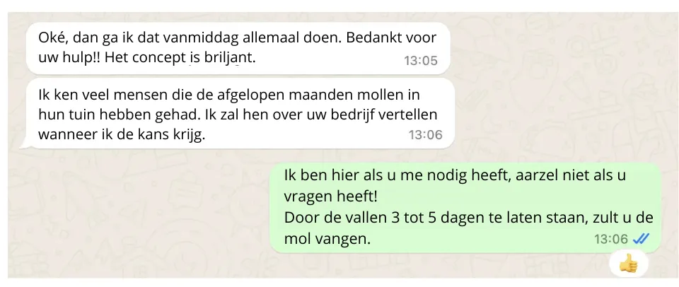 Mollengas: Kun je mollen vergassen om ze te verjagen?
