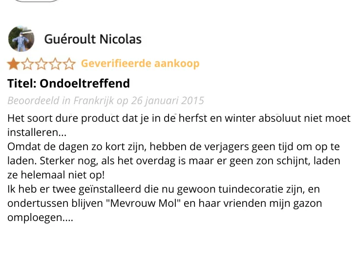 Mollenverjager op zonne-energie: Review en de ultieme vergelijking met de QuickTaupe set voor een molvrije tuin
