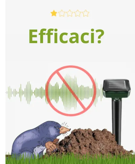 Trappole per Talpe a Ultrasuoni – La Verità sulla Loro Inefficacia