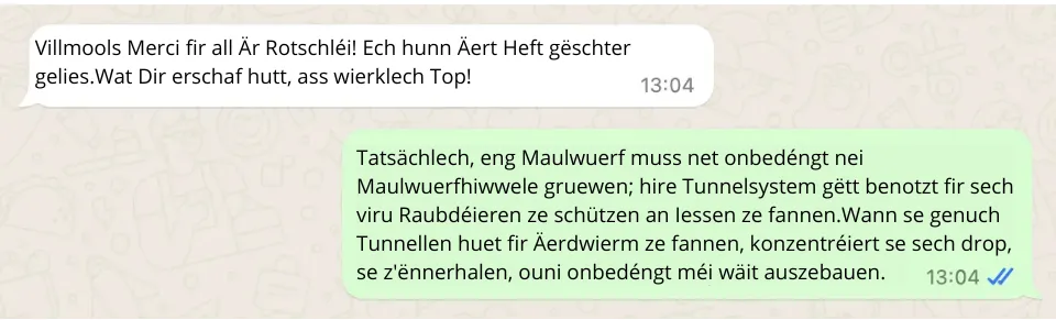 🇱🇺 Gëfteg Gas géint Wullmais: Kann een d’Déiere mat Gas verdreiwen?